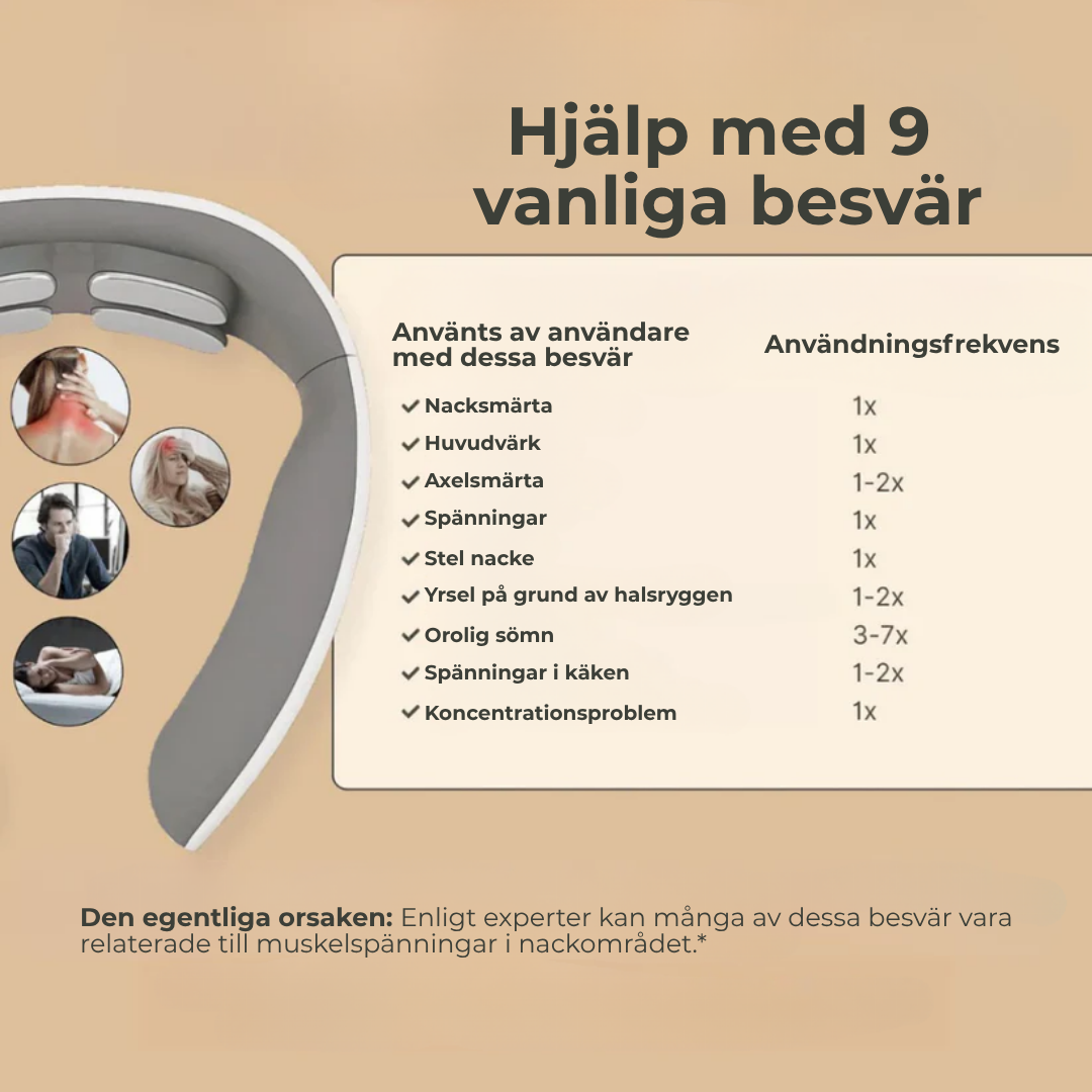 NackLugn™ – Skonsam Nackavslappning för Vardagens Spänningar