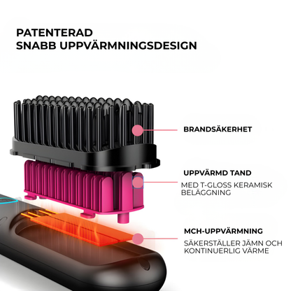 SilkBrush™ | Få salong-vackert hår på några minuter varje dag