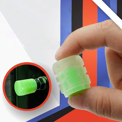 Universell fluorescerande däckventilkåpor