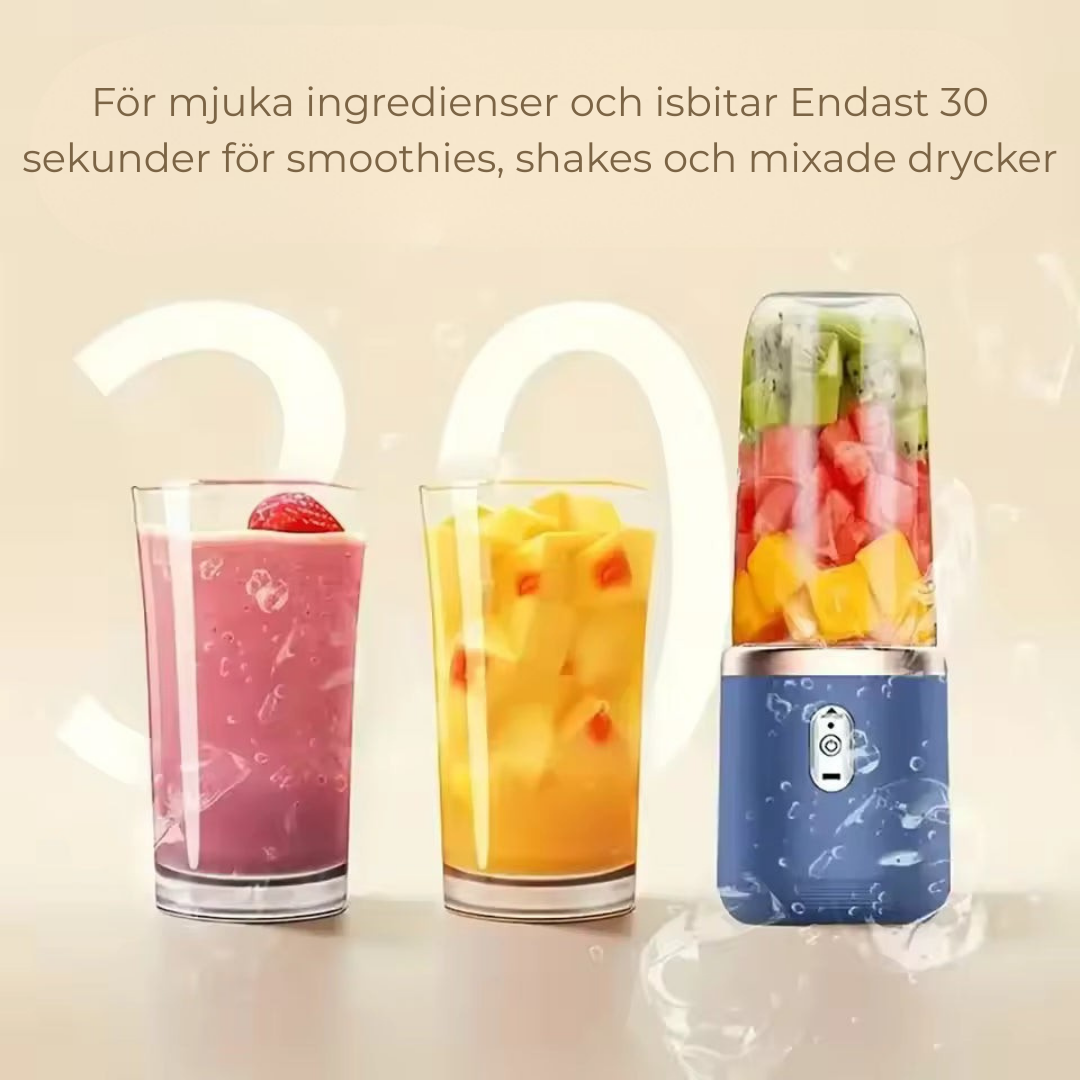 SmoothGo™ Portabel Mixer & Smoothiebägare