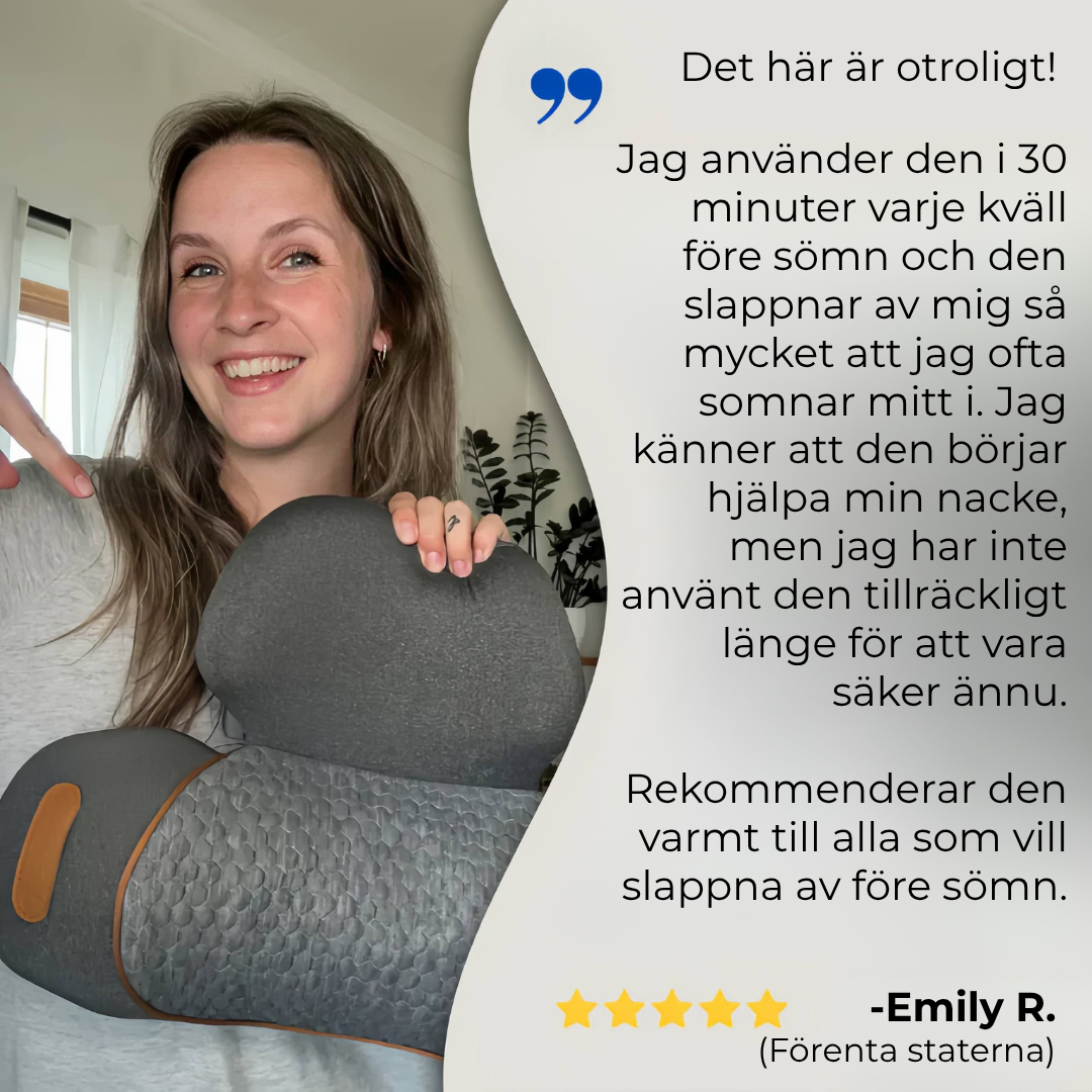 Stellax™ | Slut på nacksmärta – din dagliga 3-i-1-terapi för naturlig hållning och avslappning