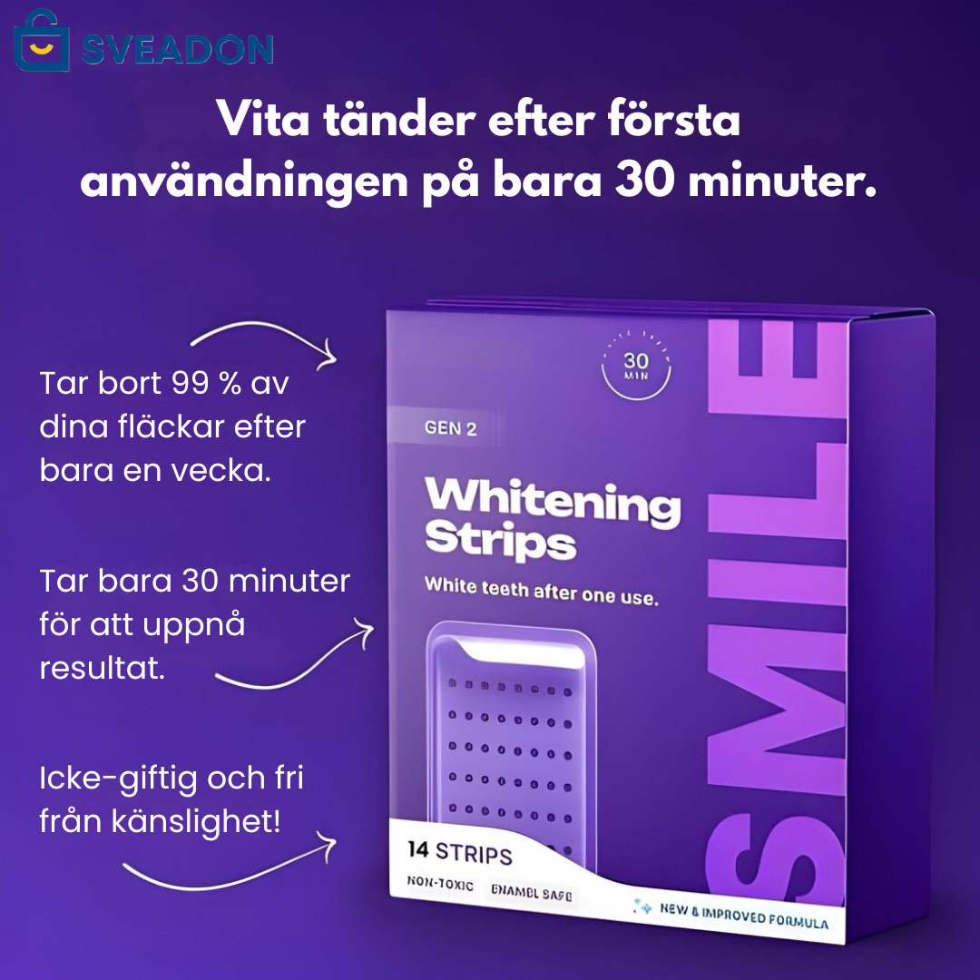 SmileGlow™ – Vita Tänder Som Känns Lika Bra Som De Ser Ut