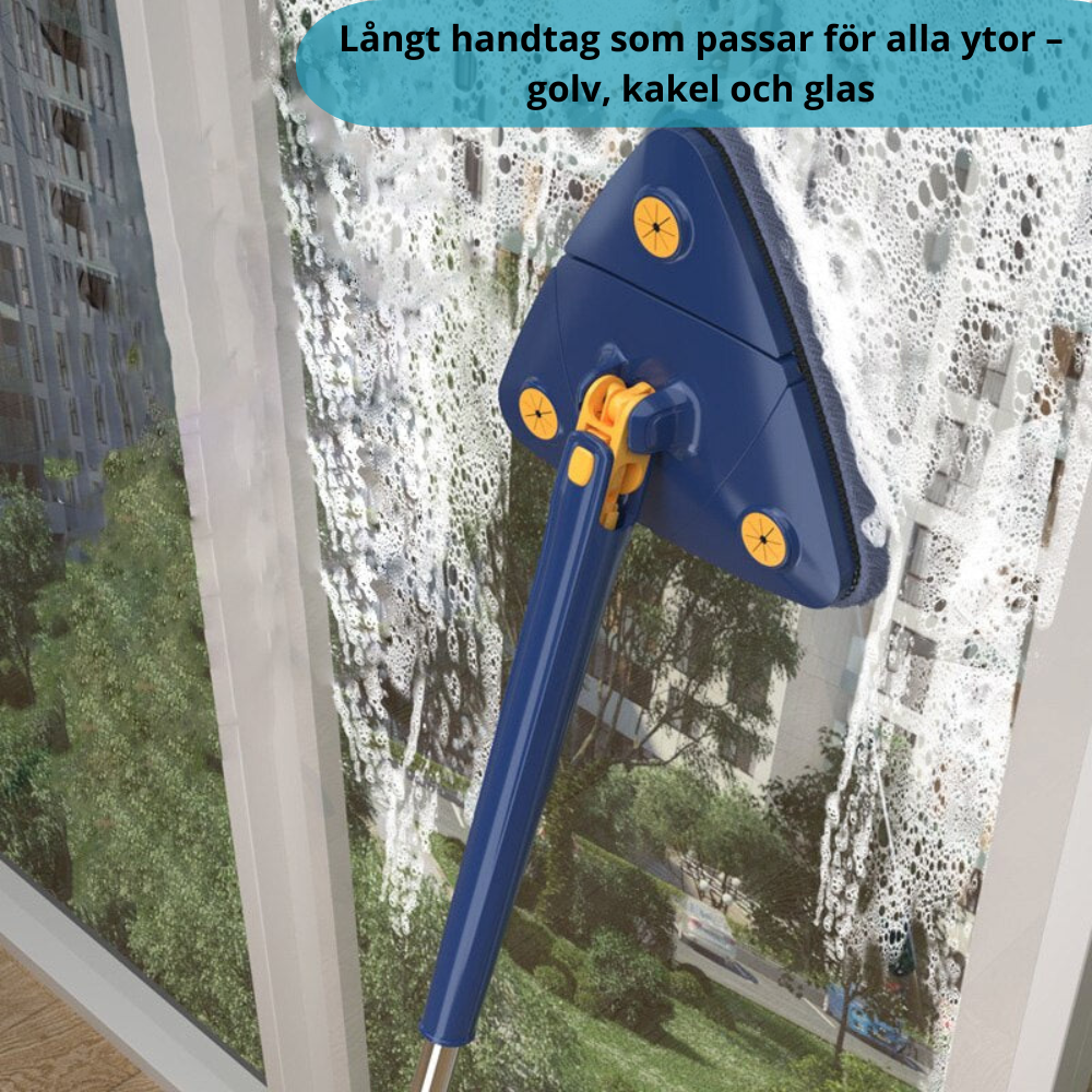 GlansMopp™ – effektiv städning med 2x mikrofiberdukar