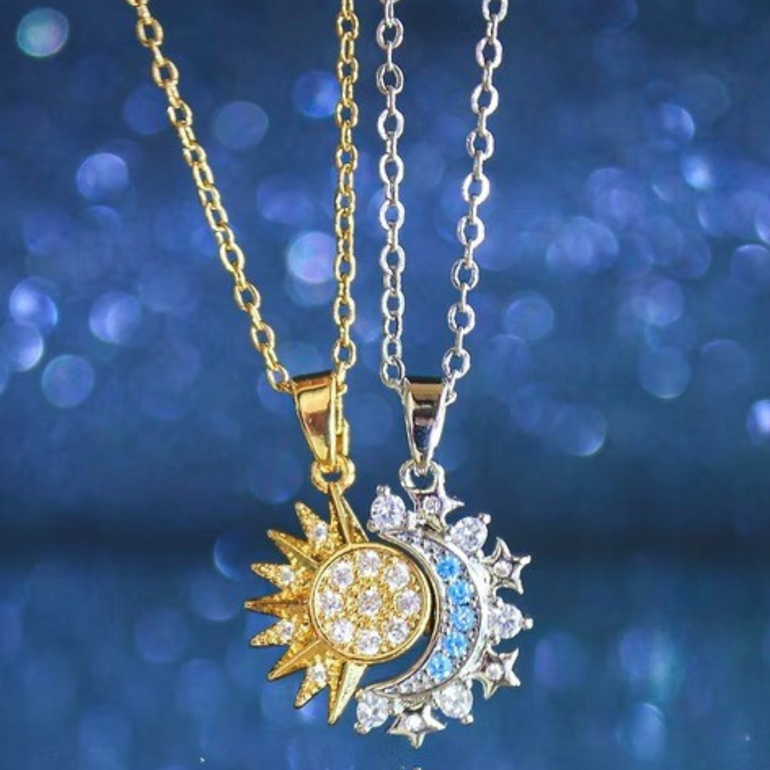Orélina™ Celestial Sun & Moon Halsbandset