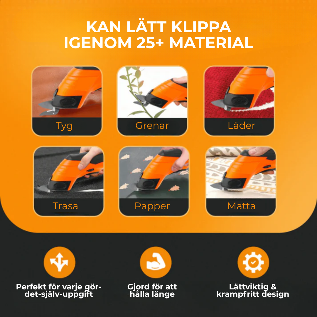 TurboSkär™ | Inga trötta händer – bara enkel klippning