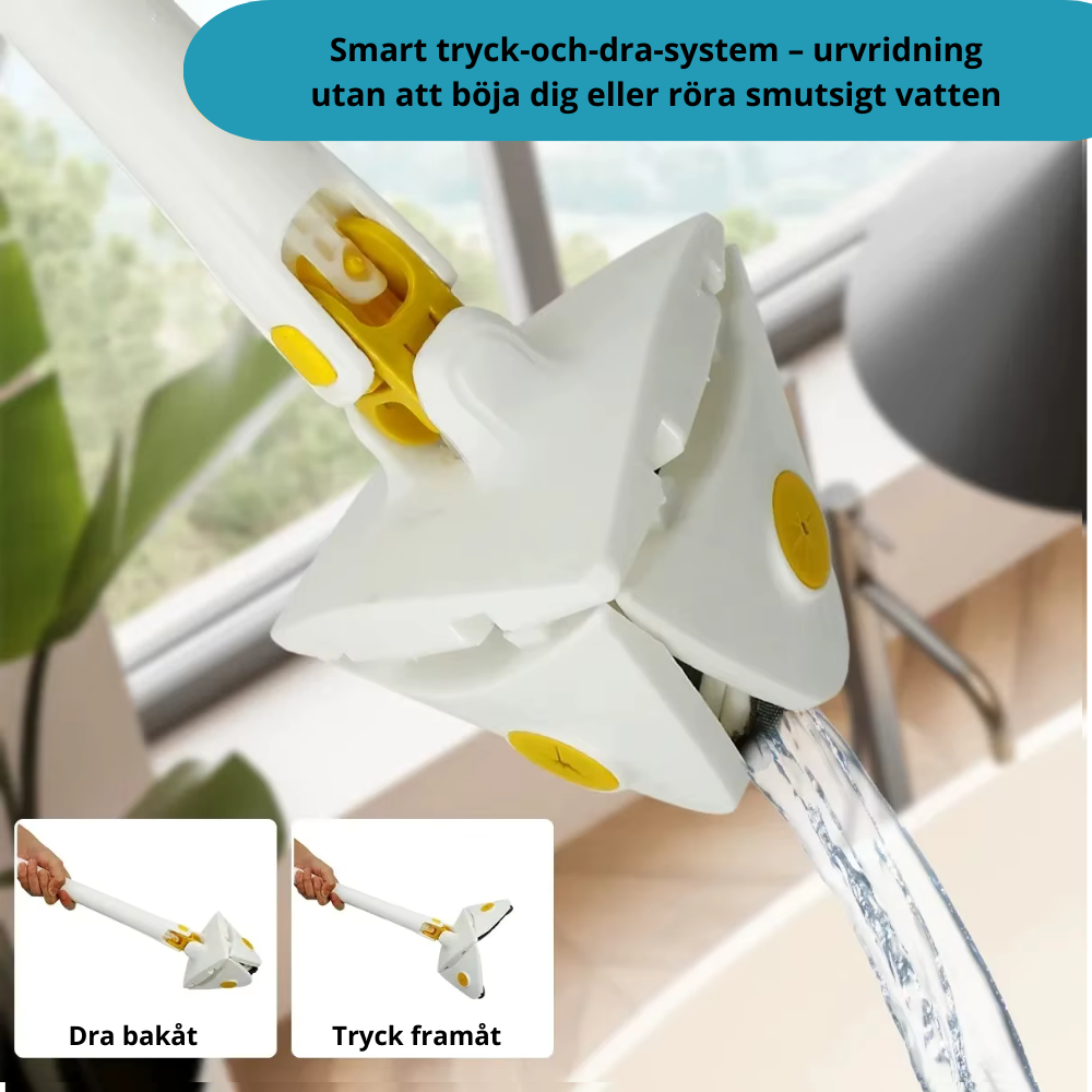 GlansMopp™ – effektiv städning med 2x mikrofiberdukar