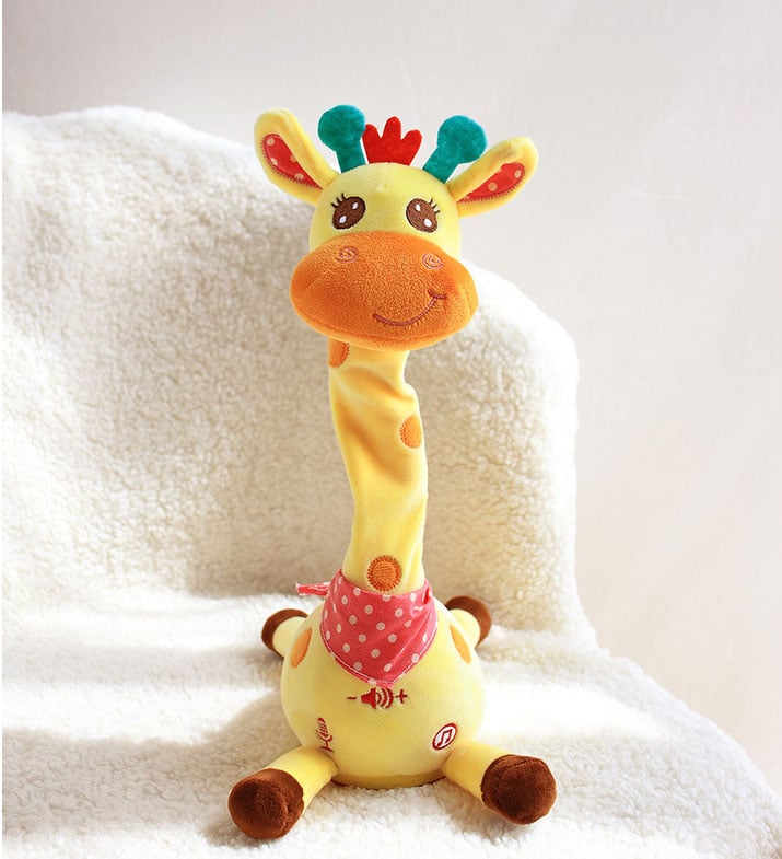 DansaGiraff™ – Interaktiv plyschleksak med musik och ljus 🦒🎵