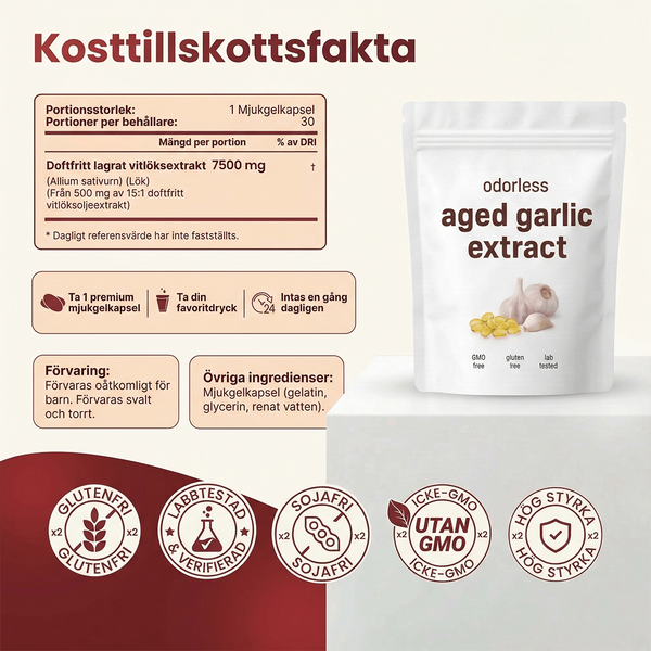 HjärtVital™ med vitlöksextrakt