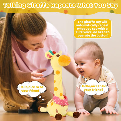 DansaGiraff™ – Interaktiv plyschleksak med musik och ljus 🦒🎵
