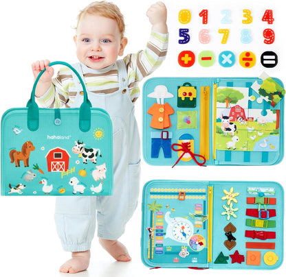 Lärlek™ BusyBoard: Sensoriska Finmotorik Färdigheter Montessori Pedagogisk Busy Board