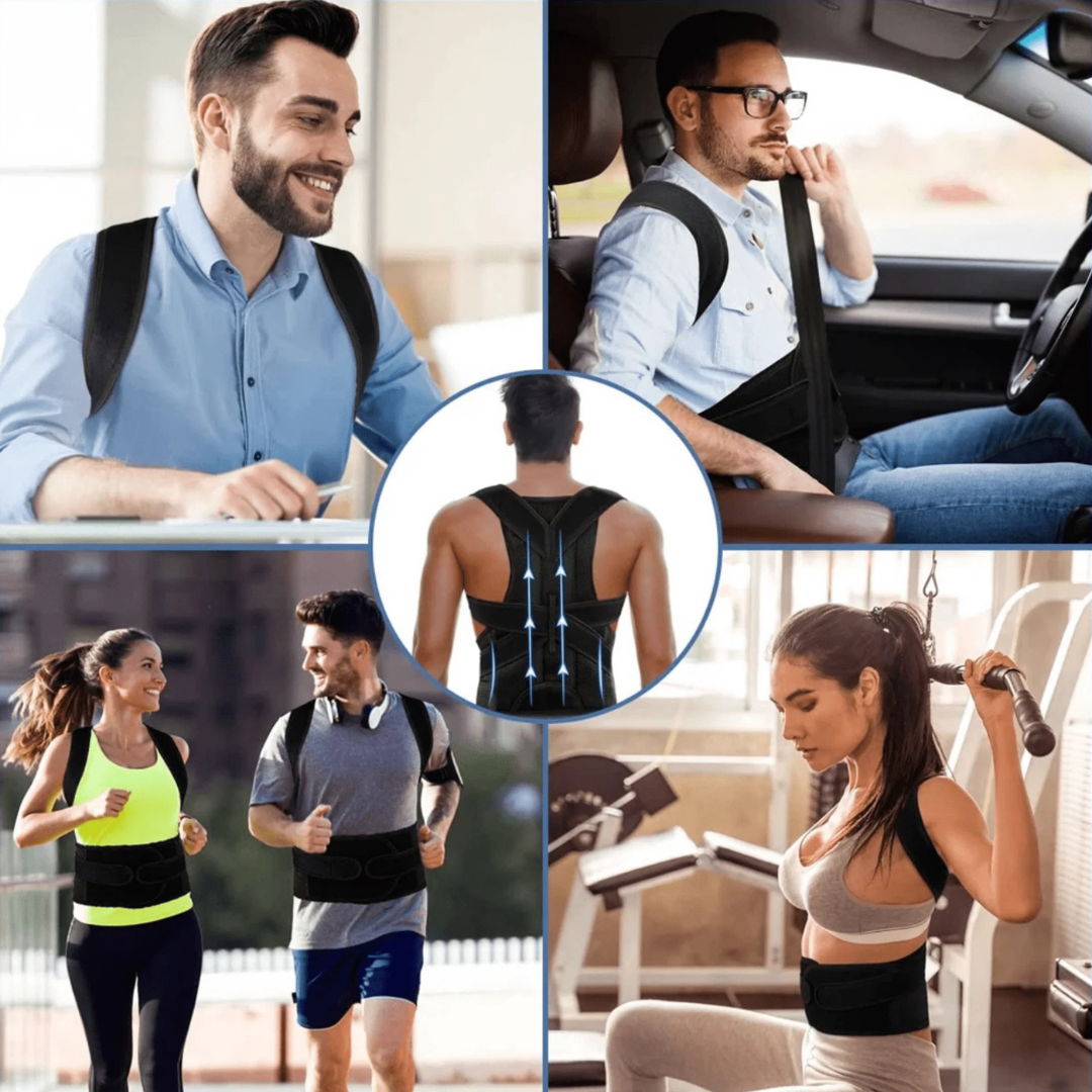 AlignBack™ – Ergonomiskt Hållningsstöd för Rygg & Axlar