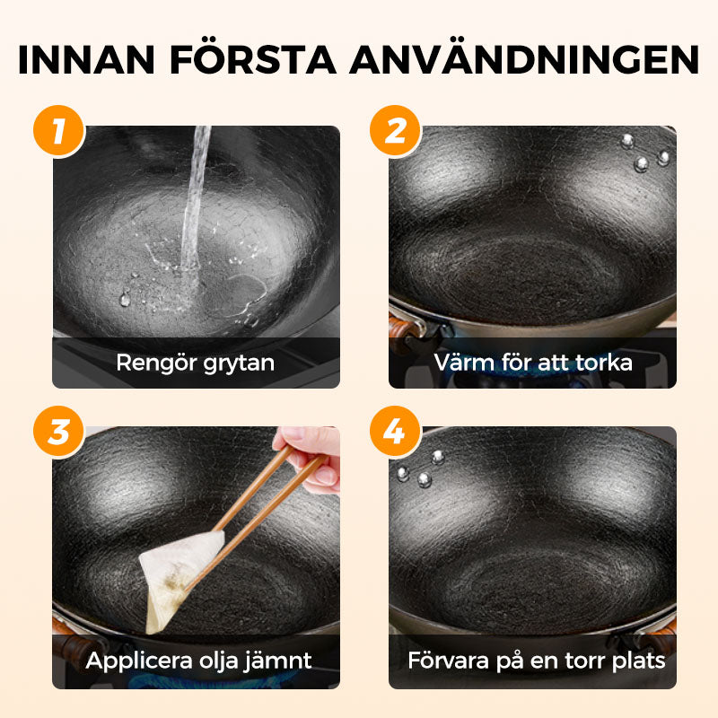 Kokjärn™ 🔥Tjock Järngryta