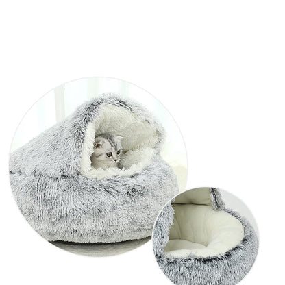 TryggGrotta™ Hund- och kattbädd rund bädd