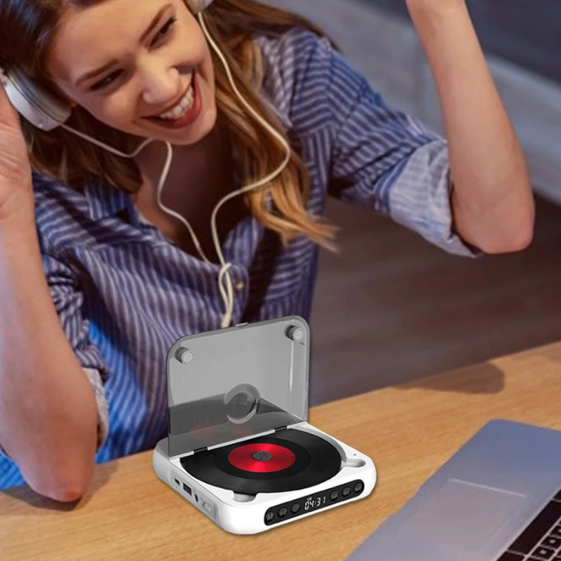 EchoWave™ | Portabel CD-spelare med Bluetooth och kabelanslutning