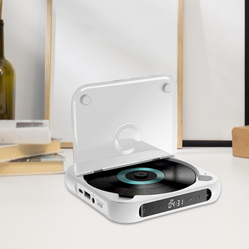 EchoWave™ | Portabel CD-spelare med Bluetooth och kabelanslutning