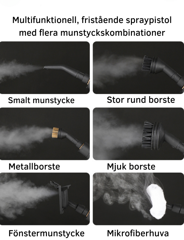 ÅngKraft Pro™ 105°C - Ångrengörare 3 BAR
