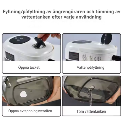 ÅngKraft Pro™ 105°C - Ångrengörare 3 BAR