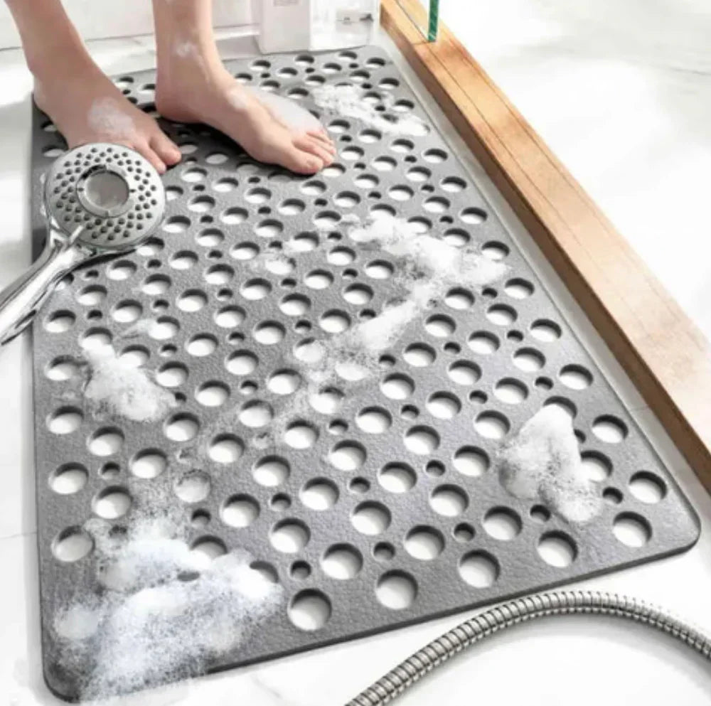DuschTrygg™ | Premium Anti-Slip Duschmatta med Starka Sugkoppar 🧼