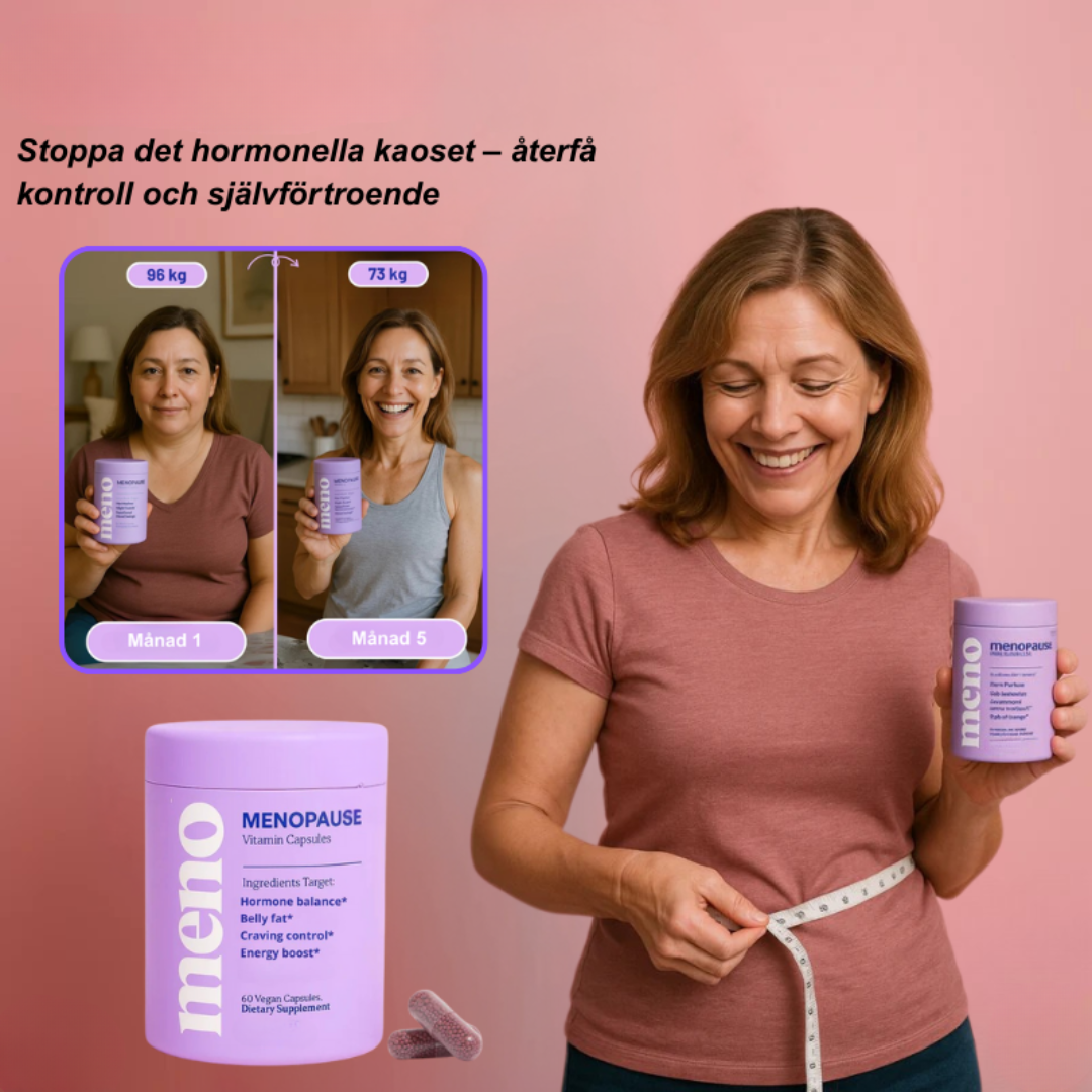 Meno™ | Stöd din naturliga balans under klimakteriet