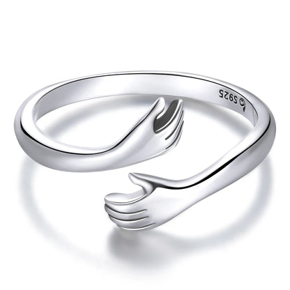 Famntag™ – Omfamningsring i Äkta Silver (925)