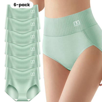 FormaLuxe™ Midjetrosa | 6-pack Andas & Bekväma Höga Midjetrosor med Magstöd