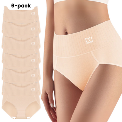 FormaLuxe™ Midjetrosa | 6-pack Andas & Bekväma Höga Midjetrosor med Magstöd