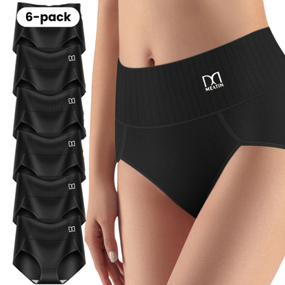FormaLuxe™ Midjetrosa | 6-pack Andas & Bekväma Höga Midjetrosor med Magstöd