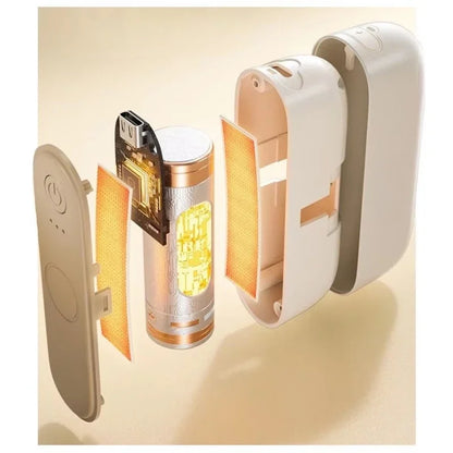 VärmeHjärta™ | 2-i-1 magnetiska uppladdningsbara handvärmare