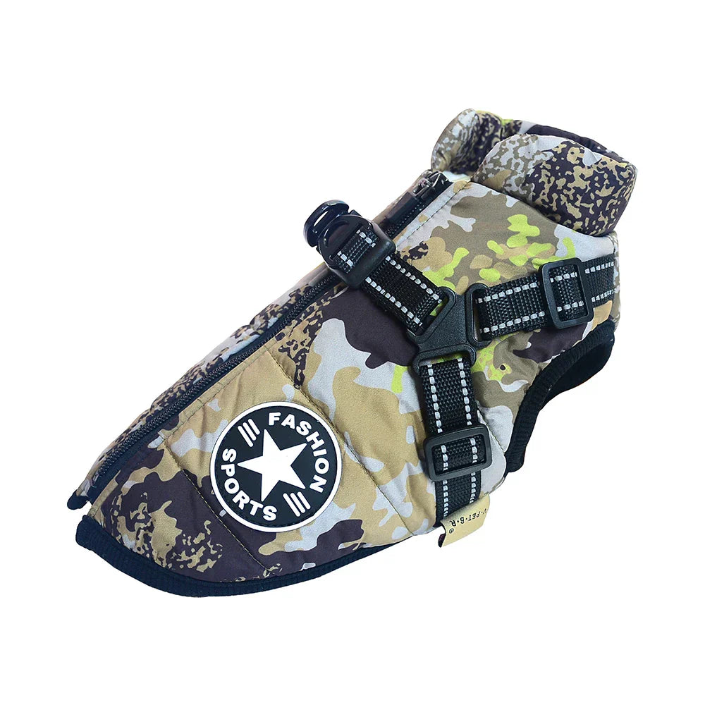 VovVärme™ Vinterselejacka | Vattentät vinterjacka med inbyggd sele