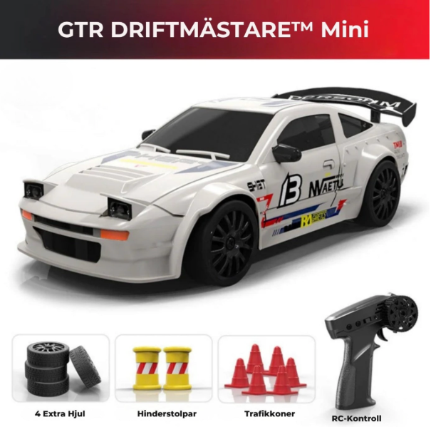 TurboRacer™ GTR | 4WD Drift-RC-Bil, Snabbladdning & Action!