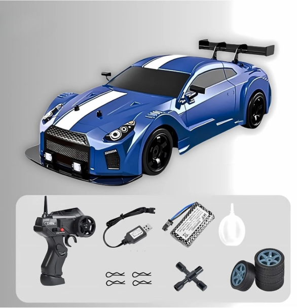 TurboRacer™ GTR | 4WD Drift-RC-Bil, Snabbladdning & Action!