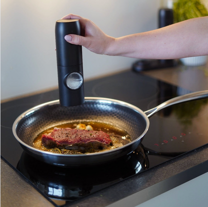 KryddSet™ | Lyft din matlagning med detta elektriska salt- och pepparkvarnset—enkel smak inom räckhåll!