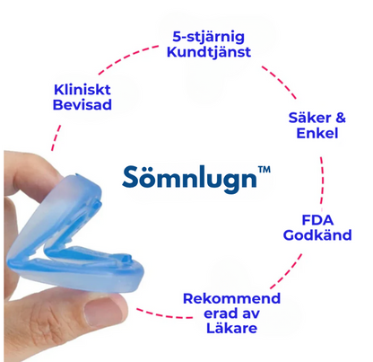 Sömnlugn™ | Anti-snarkningsmunstycke Universell Storlek