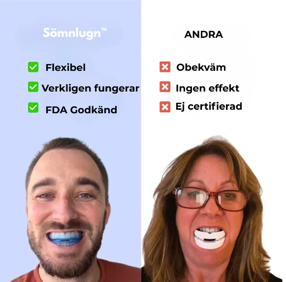 Sömnlugn™ | Anti-snarkningsmunstycke Universell Storlek