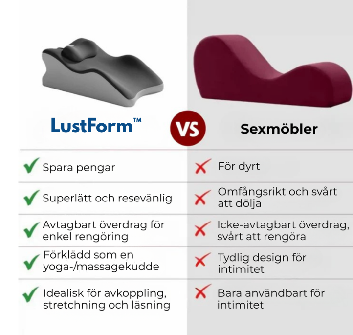 LustForm™ Kudde | Ett lyckligt förhållande börjar med intimitet