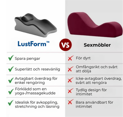LustForm™ Kudde | Ett lyckligt förhållande börjar med intimitet