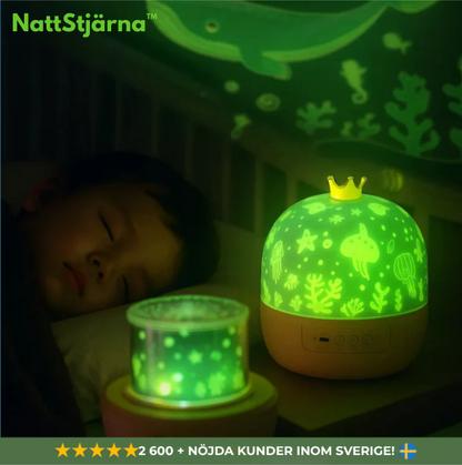 NattStjärna™ | Stjärnhimmelprojektor för Enkel Nattning