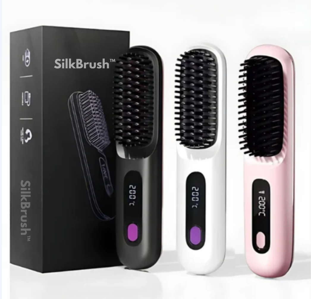 SilkBrush™ | Få salong-vackert hår på några minuter varje dag