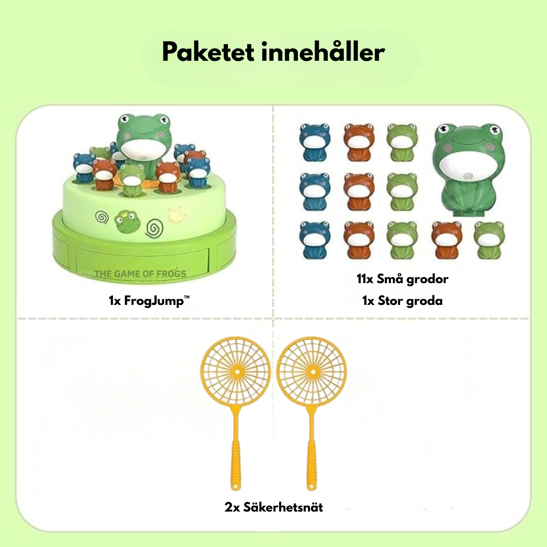 FrogJump™ – Interaktivt Grodspel för Lek & Utveckling