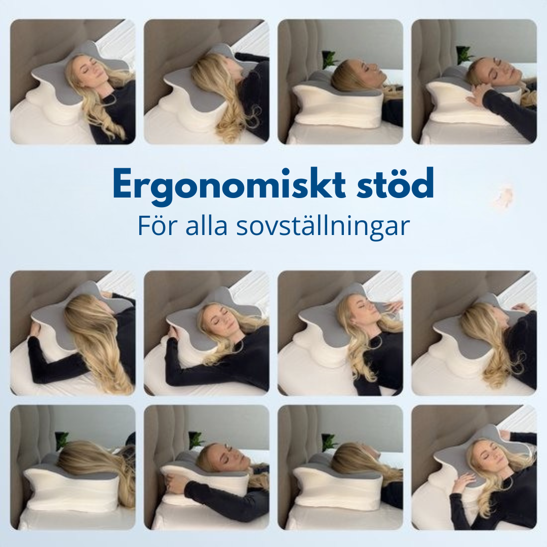 Sömnlyx™ | Ergonomiskt huvudkudde