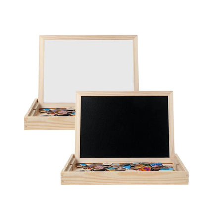 KreativTavlan™ Montessori Ritbräda och Magnetpussel 2-i-1