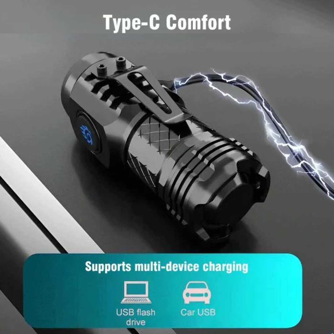 TitanLjus™ – Mini Treögd Superkraft Ficklampa