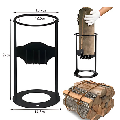 VedKraft™ - Bärbar Vedklyv Av Gjutjärn