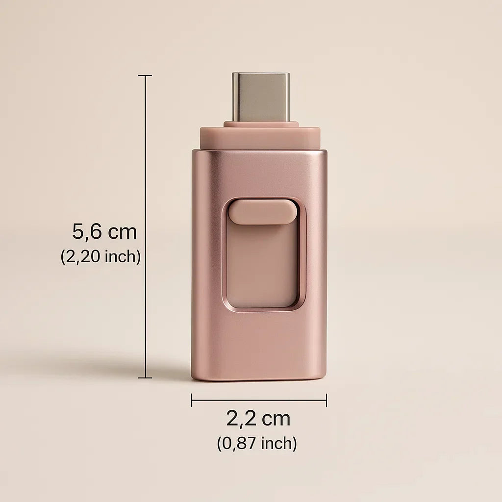 MinneStick™ | Lagra 500 000 foton eller mer än 400 timmars video