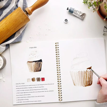 MålaRo™ | Tänd din kreativitet med vår roliga arbetsbok för akvarell!