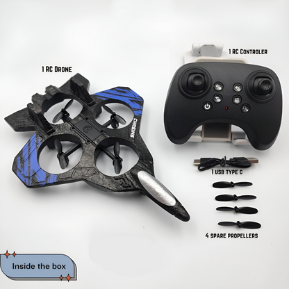 Skyvora™ RemoteJet: LED Turbo Stridsflygplan RC-Jet