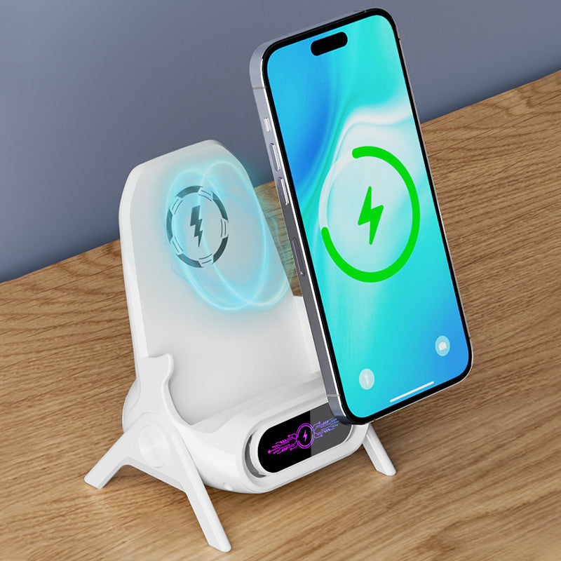 ChargeSeat™ – Trådlös Snabbladdare & Mobilstativ
