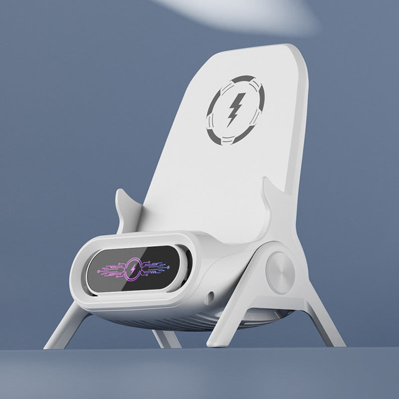 ChargeSeat™ – Trådlös Snabbladdare & Mobilstativ