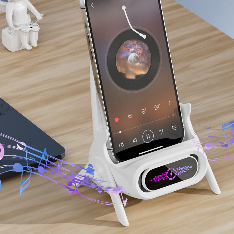 ChargeSeat™ – Trådlös Snabbladdare & Mobilstativ