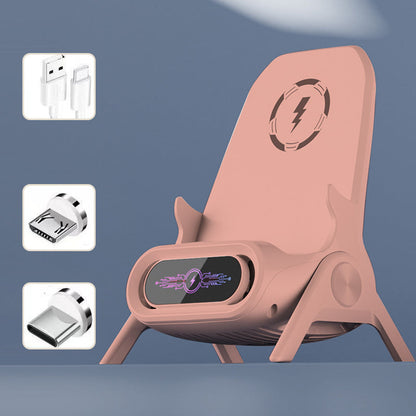ChargeSeat™ – Trådlös Snabbladdare & Mobilstativ
